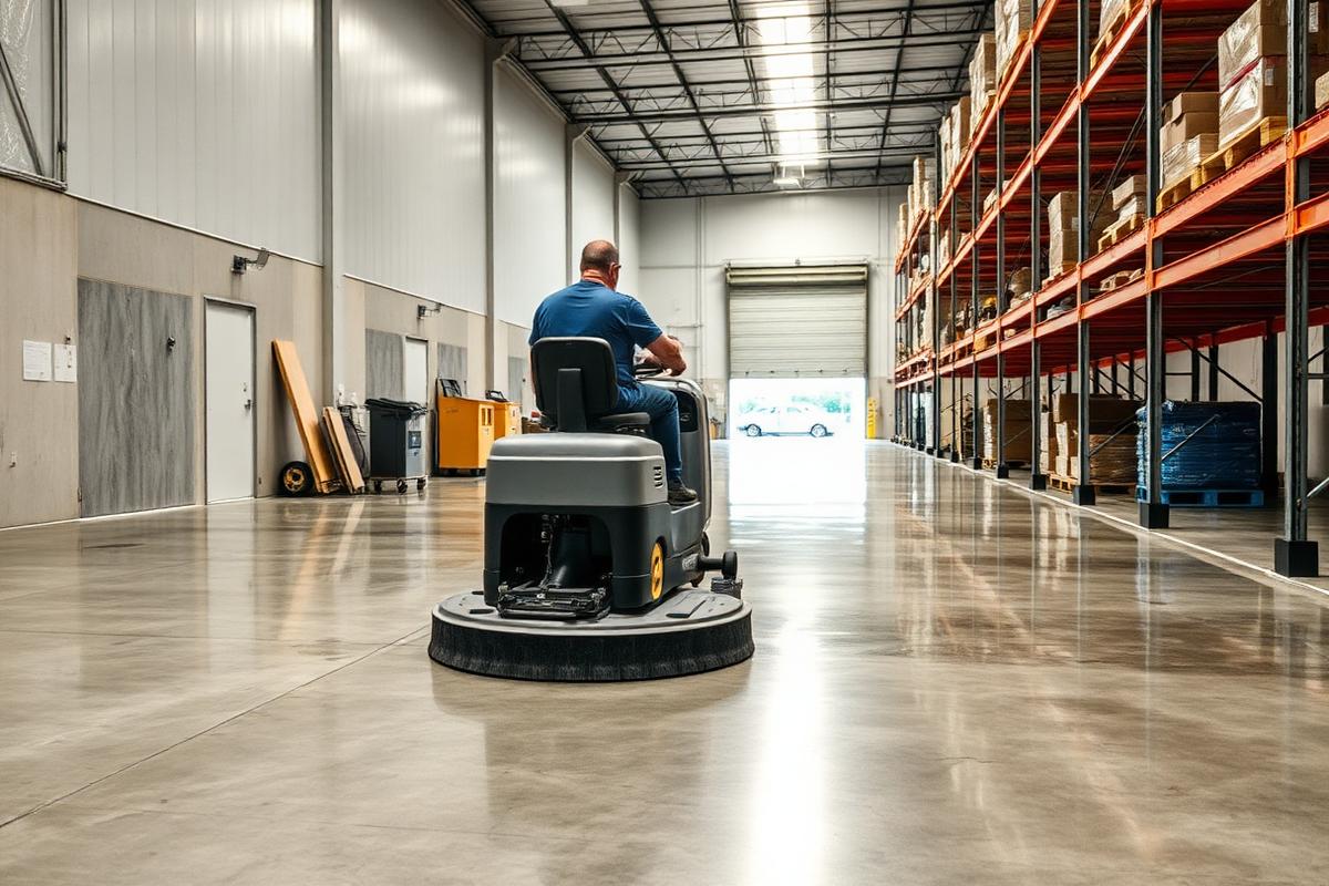 Internal Floor Cleaning